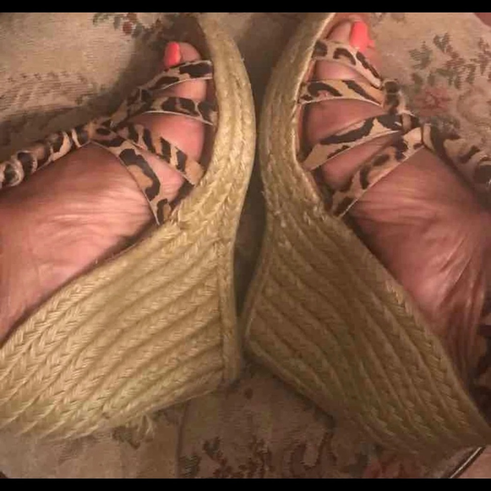 Sam Edelman Safari Wedges Size 8